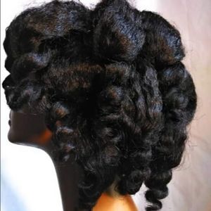 Curly natural hair texture wig
